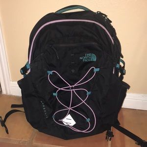 The North Face Borealis Black & Teal Backpack
